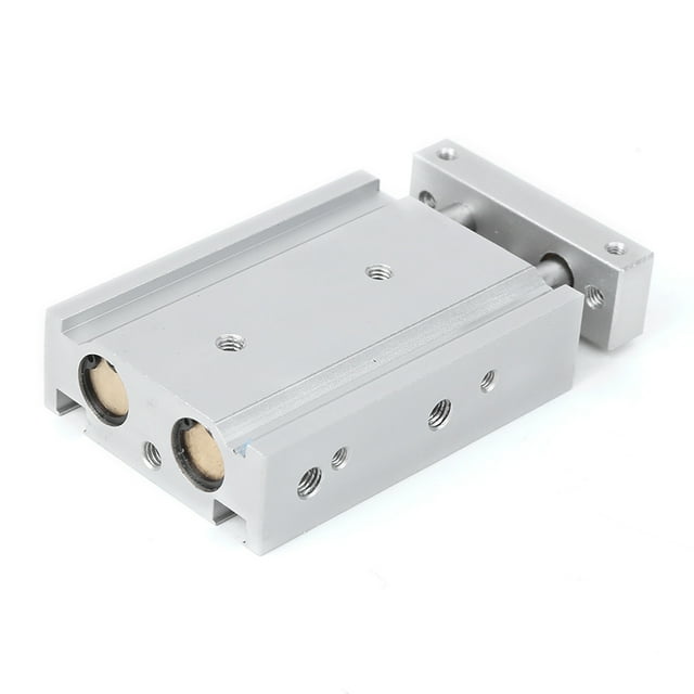 Double Rod Air Cylinder, Double Action Air Cylinder 0.7MPa Practical For Pneumatic Work