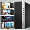 thumbnail image 4 of Restored HP G4 Gaming Tower Desktop Computer PC i5-8500 upto 4.10GHz 32GB Ram, 512GB SSD 1TB HDD Nvidia GeForce GTX 1050Ti, Bto Keyboard & Mouse, Windows 11 Professional (Refurbished), 4 of 8