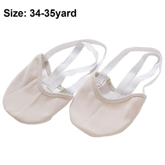 1 par de zapatos de piel de oveja con fondo suave para baile, media suela de PU, zapatos giratorios para Ballet Jazz, mujeres/hombres/adultos, zapatos con garra de gato, zapatos de Ballet, zapatos de