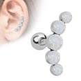 thumbnail image 5 of AYYUFE 1Pc Women Rhinestone Cartilage Helix Tragus Ear Stud Earring Piercing Jewelry Stainless Steel Gold, 5 of 8