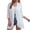 White, variant on FlorCurve Plus Size Cardigans for Women 3/4 Sleeve Ruffle Cardigans Casual Lightweight Open Front Cover Up, White 3XL