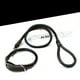 thumbnail image 5 of Circle T - Collar redondo para perro de cuero curtido en roble, negro,, 5 of 5
