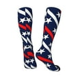 thumbnail image 4 of Balery Patriotic Star Fun Novelty Socks Men'S Women'S Crew Socks Funny Crazy Novelty Socks Quirky And Cool Socks, 4 of 9