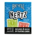 thumbnail image 4 of Bicycle Nertz Card Game (Solitaire), 6 Decks Jumbo Index Playing Cards, Fast-Paced Multiplayer Family Card Game for Kids and Adults, up to 6 Players, 4 of 6