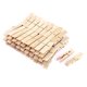 thumbnail image 1 of Uxcell 60pcs Pinzas de Madera para Fotos, Papel y Ropa de 60mm de Largo, 1 of 5
