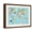 Brown Frame, variant on Art.com Animal Map of the World for Children and Kids Stretched Canvas Print Wall Art by Moloko88, 32" x 24"