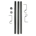thumbnail image 1 of Estbridge Lot de 3 Tringles à Rideaux Réglables 60-120 Pouces Extensibles à Ressort Tringles de Tension pour Fenêtre Salle de Bain Armoire Cuisine, 1 of 8