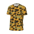 thumbnail image 6 of Wukai Hawaii Palms Print Men's Short-Sleeved Mesh T-Shirt,Quick-Dry Short Sleeve Workout T-Shirt-6X-Large, 6 of 8