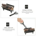 thumbnail image 2 of Miangastore 1 set of Miniature Firewood Rack Mini Firewood Small Firewood Tong Model, 2 of 8