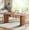 Warm Brown, variant on Fnova 63" Rectangular Modern Dining Table, Wooden Modern Kitchen Table for 6 People for Dining Room, Warm Brown (Chairs Not Included)