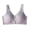 thumbnail image 1 of Front Button Bra  Convenient Front Button Bra Front Closure Sports Bras Women Cotton Ultra Soft Cup Everyday Sleep Bras Front Closure Cotton Sports Bras for Women, 1 of 7