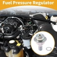 thumbnail image 2 of Regulador de presión de combustible Unique Bargains No.F20120180 para Mazda 3 1998-2003 Metal 20-70 Psi Resistente a la corrosión 1 Pc, 2 of 6