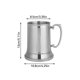 thumbnail image 2 of Kearding Taza aislada Tazas de café con asa Gran capacidad Anti escaldado Cerveza Vaso Té Taza para beber Bar Fiesta Boda Barra de herramientas 400ML Kearding HA081281-01, 2 of 6