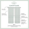 thumbnail image 5 of Exclusive Home Bella Sheer Hidden Tab Top Curtain Panel Pair, 54"x96", Ivory, 5 of 7