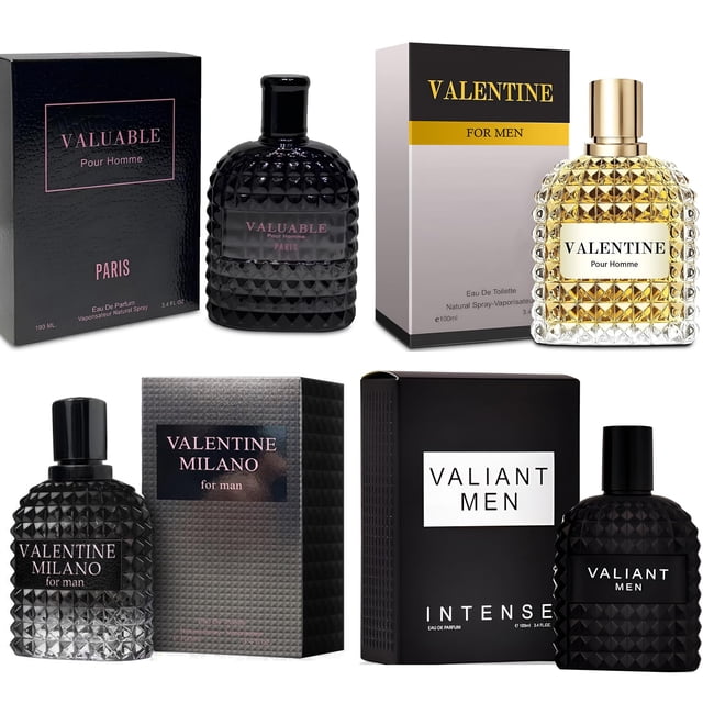 Set de Regalo de Perfumes para Hombre A CENTER 4 Piezas de 100 ml Cada Una
