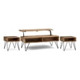 thumbnail image 1 of Hunter Table Basse à Plateau Relevable en Mangue Solide 48 Pouces L et 22 Pouces L 2 Tables d'Appoint en Naturel, 1 of 8