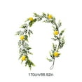 thumbnail image 2 of Dongrere Lemon Ivy Vines for Wedding Fake Ivy Garlands for Decoration Green Plants for Decorating, 2 of 6
