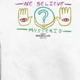 thumbnail image 2 of Men's Marvel Spider-Man: No Way Home We Believe Mysterio Hands  Sweatshirt White X Large, 2 of 4