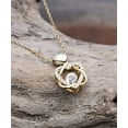thumbnail image 3 of Cute Fiancee Heart Knot Gold Necklace, I May not be a Millionaire, but I'll be Rich in Love as, Fancy Gifts, Hanukkah Gifts, Kwanzaa Gifts, New Years Eve Gifts, 3 of 5