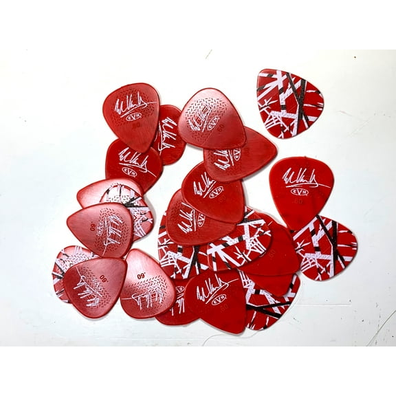 Eddie Van Halen Guitar Picks EVH Frankenstein Max Grip .60mm 24-Picks