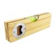 thumbnail image 1 of Abrebotellas nivel de burbuja con función de abridor, abridor de botellas de cerveza de madera para construcción de bares, ingenieros artesanos, 1 of 9