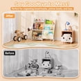 thumbnail image 5 of BECOKOME 3 Tiered Kids Bookshelf and Storage, Montessori Bookcase Small Book Shelf for Kids Rooms Nursery Bedroom, White, 5 of 9