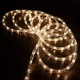 thumbnail image 5 of West Ivory 1656LEDs, 150ft Warm White LED Rope Light w/ 8 Mode 1/2" Thick, Controller Connectable Outdoor Permanent Waterproof Accent Exterior Lighting, ETL Certified, Holiday Christmas Backyard Deco, 5 of 10