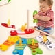 thumbnail image 2 of Juego de columna Digital de pesca colorida Montessori de madera, juguetes educativos para edades tempranas, adecuados para niños y niñas, 2 of 7
