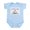 Sky Blue, variant on CafePress - LITTLE BITTY BUDDHA Infant Bodysuit - Baby Light Bodysuit, Size Newborn - 24 Months