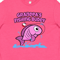 thumbnail image 4 of Inktastic Grandpa's Fishing Buddy (pink) Youth T-Shirt, 4 of 5