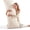 Beige, variant on Nalqet Waffle Weave Body Pillow Decorative Lumbar Pillow 20x54 inch – Soft Polyester Memory Foam Long Pillow for Side Sleepers, Washable, Beige