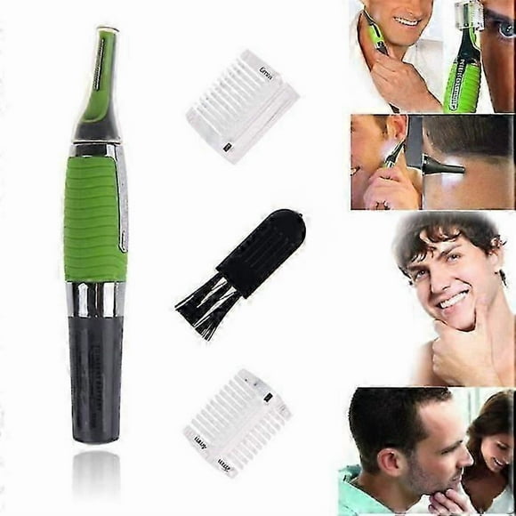 Men's Electric Shaver & Micro Touch Trimmer with LED - 2-in-1 Nose and Ear Hair Shaver compatible Precision Grooming_Perfect Gift