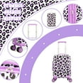 thumbnail image 3 of Kids Carry on Luggage Sets 5 Piece Rolling Suitcases for Girls Women with Wheels Suitcase with Travel Pillow for Airplane, 3 of 7