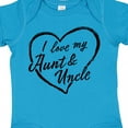 thumbnail image 4 of Inktastic I Love My Aunt and Uncle in Black Chalk Heart Boys or Girls Baby Bodysuit, 4 of 5