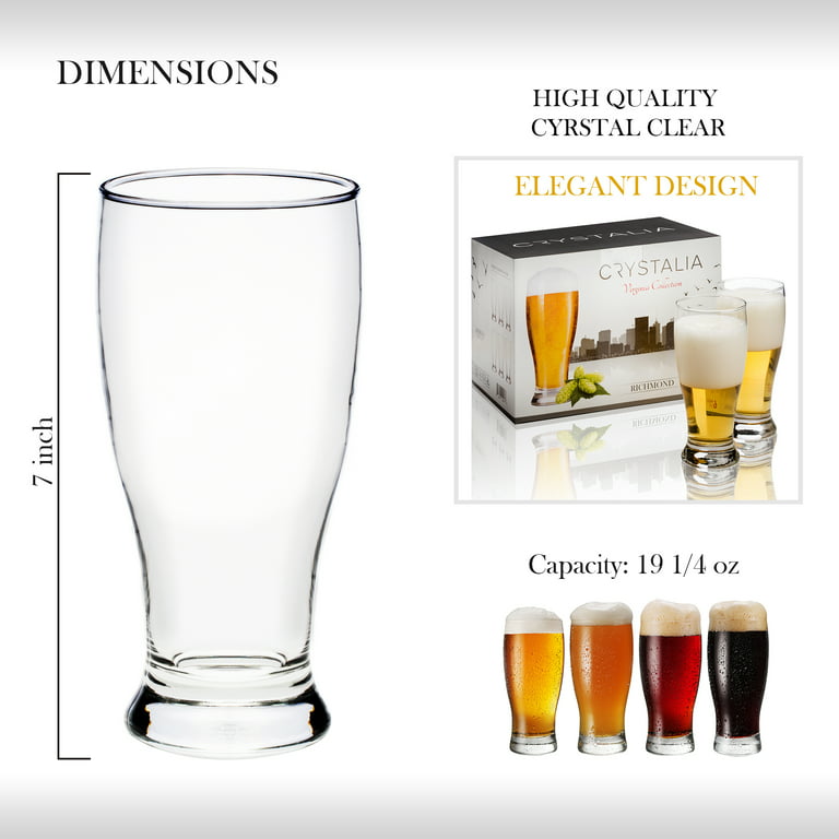 Classic Elegance Wedding Party Personalized Beer Can Glass