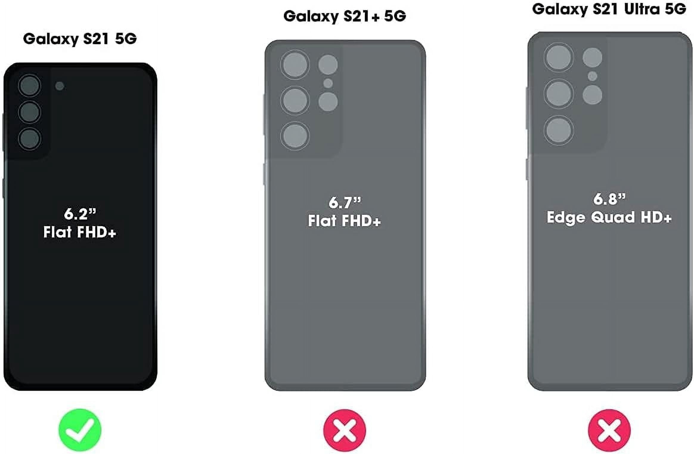 OtterBox Galaxy S21 5G (Only) - Defender Series Pro Case - Black - Screenless Edition - Rugged & Durable - with Port Protection - Holster Clip Included - Non-Retail Packaging