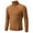 Orange, variant on Men's Slim Fit Knit Sweater Coat High Neck Thin Warm Base Layer Korean Style Autumn Winter Fashion