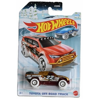 Hot Wheels Team Vehicle 4-Pack, Toyota Off-Road Truck, Sand