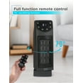 thumbnail image 3 of BLACK+DECKER BHTC650R 1500 Watt Oscillating Desktop Heater with Electronic Touch Controls and Digital LED Display, Remote Included, 3 of 8