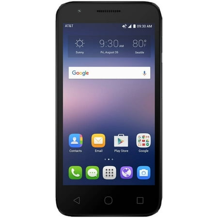 AT&T PREPAID Alcatel Ideal 8GB Prepaid Smartphone, Black - Walmart.com