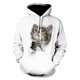 thumbnail image 3 of Sudadera con capucha con estampado de gato estrellado divertido para hombre, sudaderas con capucha para hombre, sudaderas con estampado de gato en 3D, novedad en sudaderas, regalos de Navidad para niñ, 3 of 5