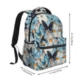 thumbnail image 2 of Fotbe Butterflys Pattern Casual Backpack for School, Travel, and Outdoor Activities - Durable, Lightweight, and Comfortable, 2 of 5