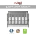 thumbnail image 7 of Oxford Baby Lazio Full Bed Conversion Kit, Dove Gray, 7 of 7