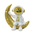 thumbnail image 1 of Moon Astronaut Ornaments Hand Made Desktop Astronaut Model Decoration Cartoon Resin Crafts, 1 of 8