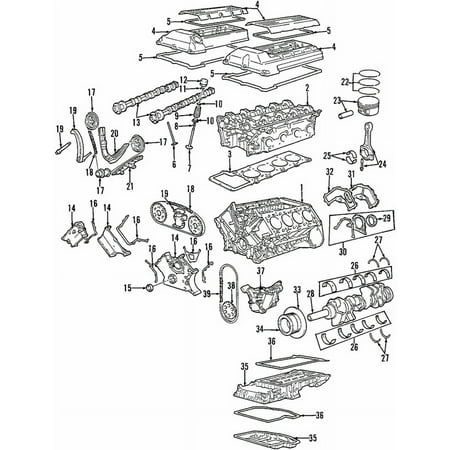 Genuine OE BMW Piston Rings - 11-25-1-745-916
