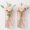 Pink, variant on 2 Pack Clear Glass Wall Vase Set - Modern Farmhouse & Boho Wall Decor for Entryway, Hallway, Bathroom, Living Room, Dining Room, Narrow Spaces