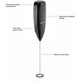 thumbnail image 4 of Chefman Milk Frother, Battery Operated - Black, 4 of 7