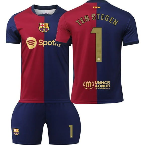 Kids Soccer Jersey NEW Boys Football Uniforms For Fan Shirt Short Youths Girls Outfit Sets Size 7-9y
