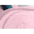 thumbnail image 5 of 3 Piece Luxury U Shape Pattern Comforter By D.N.G. BEDDINGS Set Premium Super Soft, 1000 Thread Count 100% Egyptian Cotton Super King Size Light Pink Color, 5 of 9
