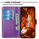 thumbnail image 2 of For Motorola Moto G35 5G Case with Card Holder PU Leather Flip Wallet Phone Cover - Black, 2 of 5